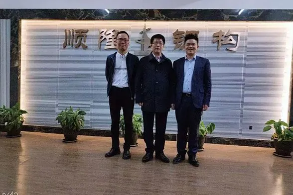 【顺隆钢构】青拓集团有限公司总裁陈庆科莅临我司考察